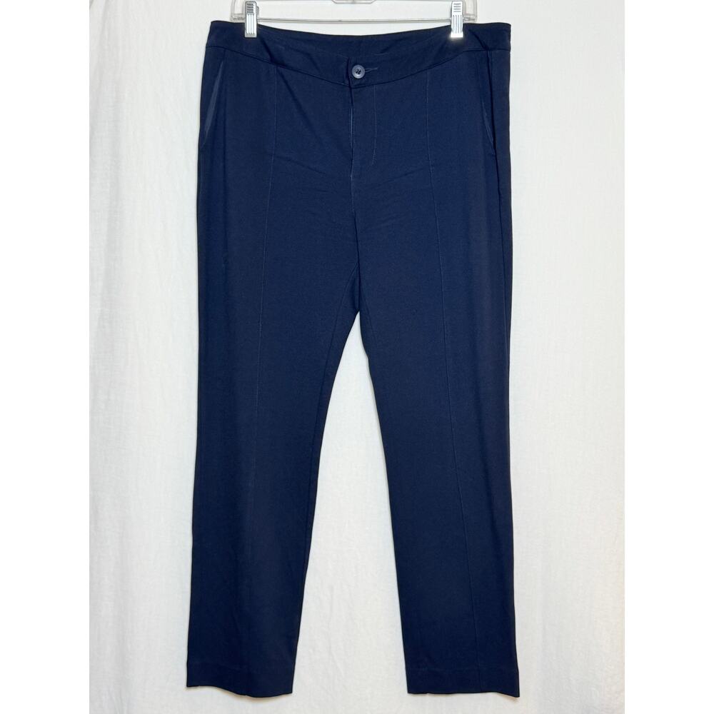 Cabi Capote Front Seam Trouser Ponte Pant Navy size 14 office business casual